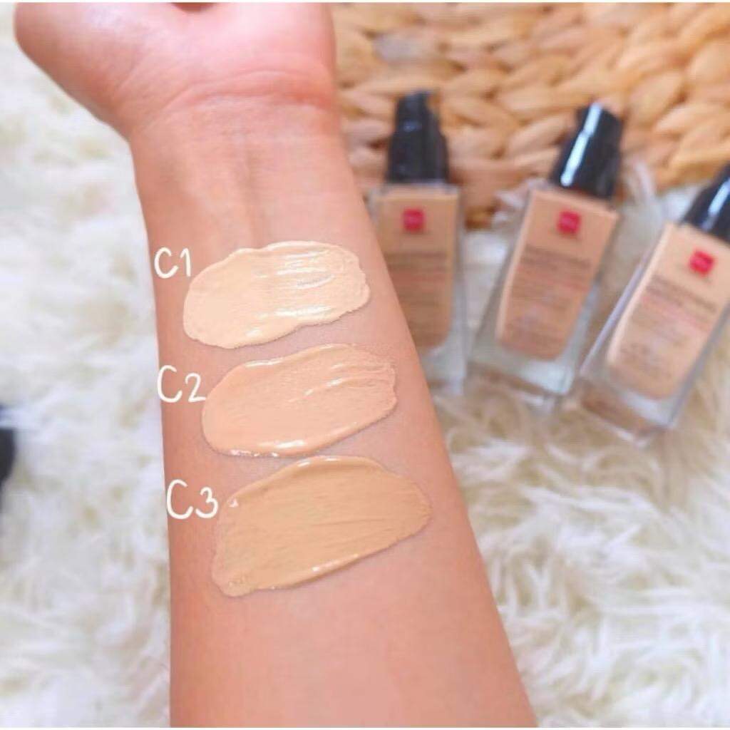 711 BSC Long-lasting Foundation Liquid กันน้ํา Sweatproof Sun Protection แต่งหน้าการตั้งค่า Clear Po
