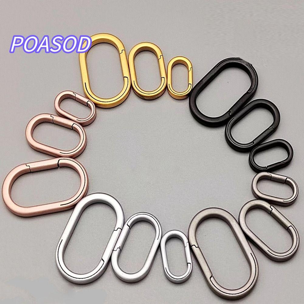 MAYSHOW Key Rings, Multi-colors Titanium Alloy Key Rings, Super Lightweight Real Man พวงกุญแจรถชายคว