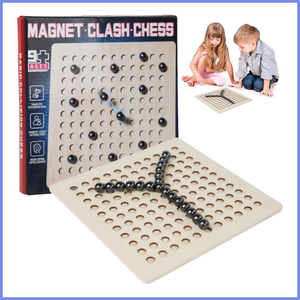 Magnetic Chess Set Table Top Magnetic Game Educational Chess Board Game Enhance Parent-child Interac