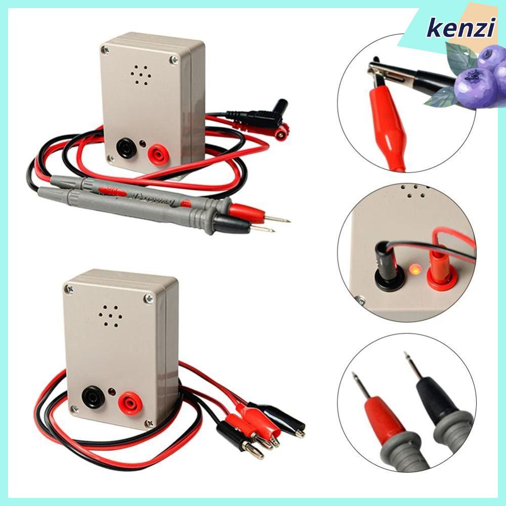 KENZI Buzzer Tester, พร้อมไฟแสดงสถานะ Buzzer Alarm Wire Tester, คุณภาพสูงพร้อมปากกาทดสอบ 9V Professi