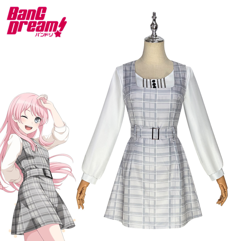 เสื้อผ้าคอสเด็กผู้ชายผู้หญิงBanG Dream Its MyGO千爱音cos边连衣衣衣裙运动漫服装