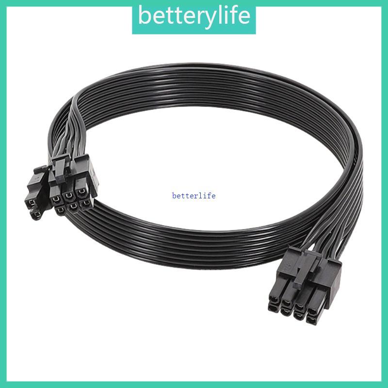 BTF 18AWG 8Pin ถึง 6 + 2 ขา PCIE GPU สายไฟสําหรับ GPU Power Supply ยาว 50 ซม.