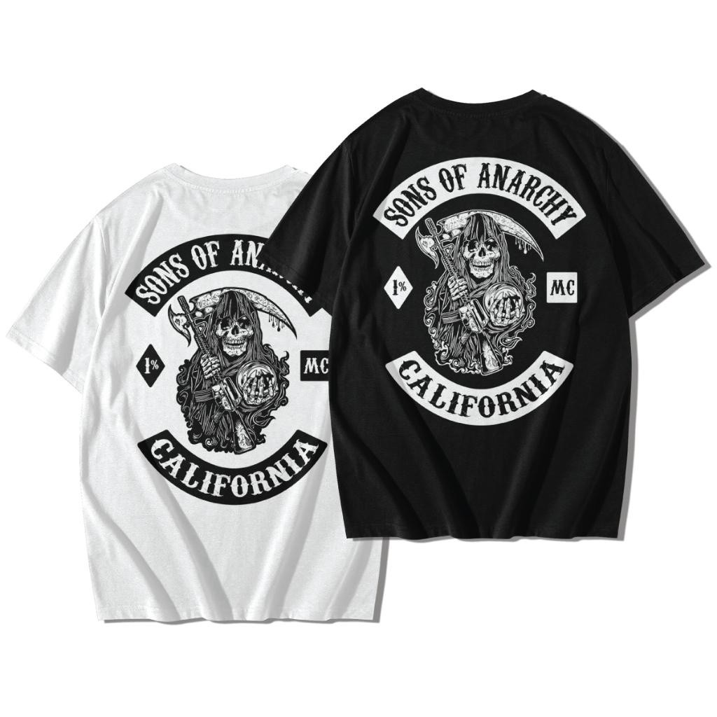 Sons of Anarchy Summer Tee เสื้อยืดฤดูร้อนลายSons of Anarchyสไตล์ไบค์เกอร์สุดเท่