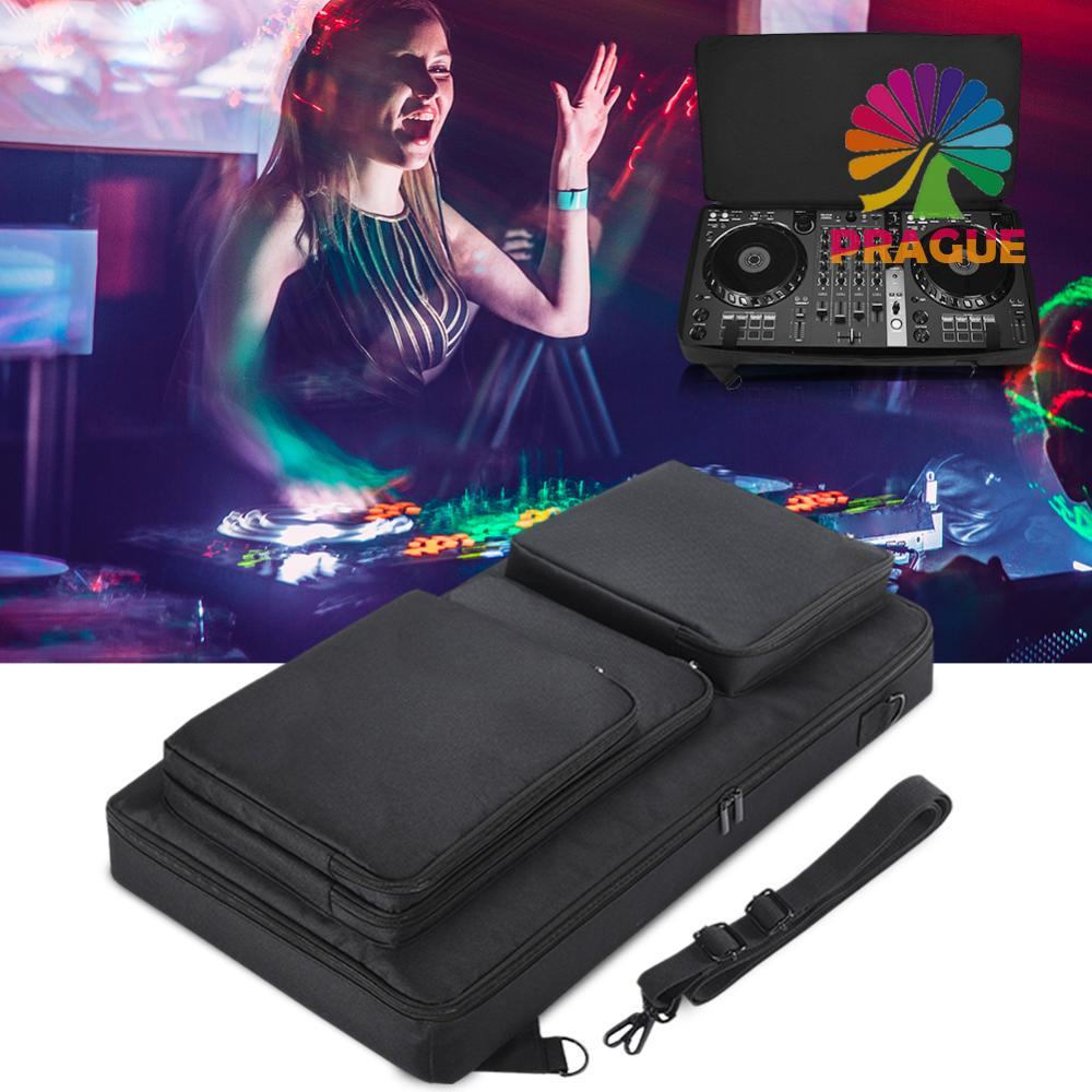 Travelling Case กระเป๋าสะพายกันกระแทกกระเป๋าเป้สะพายหลังสายคล้องไหล่ปรับได้สําหรับ Pioneer DDJ-FLX6 