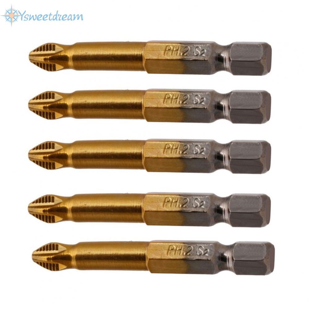【SWTDRM】Screwdriver PH2 Repair Tool Titanium Coated 1/4in Anti-skid Screwdriver