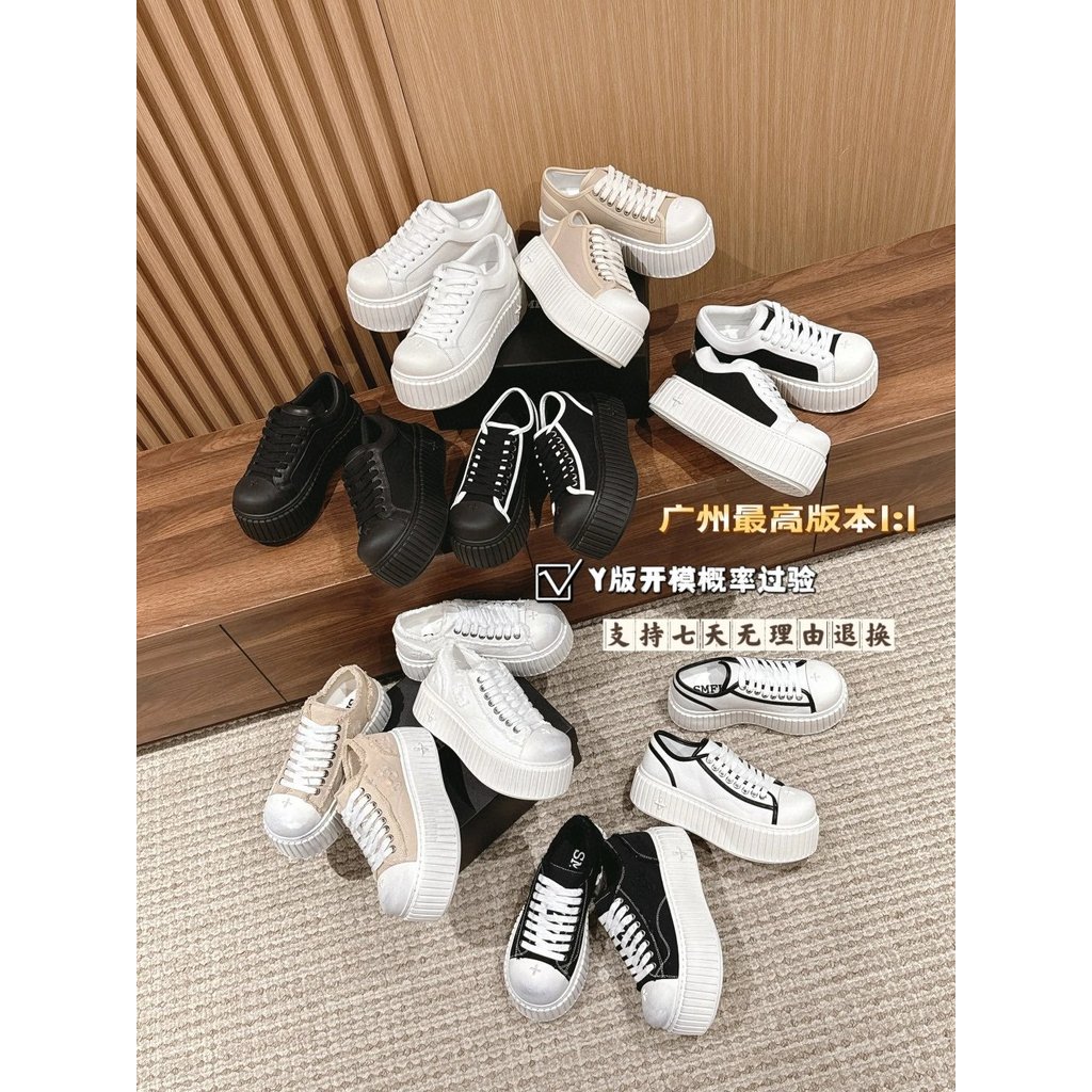 SMFK รองเท้าแตะเพิ่มความสูง ดีไซน์ทันสมัย พื้นยางหนา 6 ซม. เหมาะสำหรับผู้หญิง