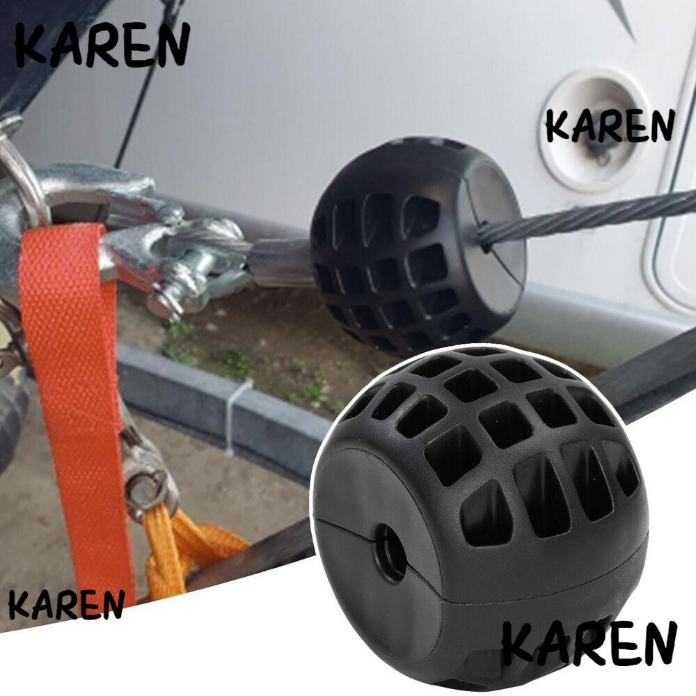 KARENGOODS Winch Cable Stopper Hook Winch Stopper Rubber Winch Guard
