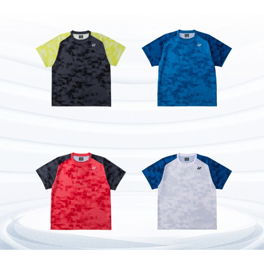 เสื้อผ้าซ้อมแบดมินตันสำหรับผู้ชาย Yonex แห้งเร็ว ระบายอากาศได้ดี เหมาะสำหรับการวิ่งและออกกำลังกาย