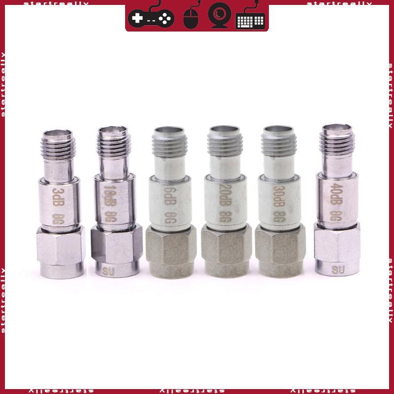 ST SMA Attenuators DC8GHz 40DB 30DB 20DB 10DB 6DB 3DB ความถี่ SMA ตัวเชื่อมต่อคงที่ Coaxials คงที่ A