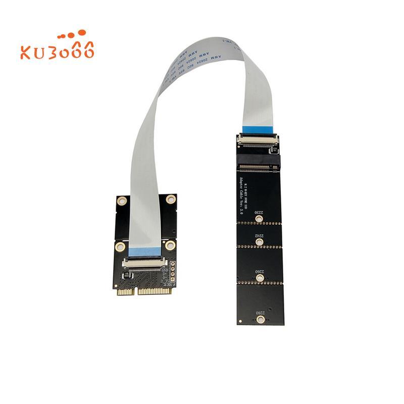 สายต่อ MINI PCIE เป็น M 2 NVMe- การ์ด MINI PCI-E Wifi ถึง M. การ์ดอะแดปเตอร์ SSD 2 NVME รองรับ 2230/2242/2260/2280 SSD