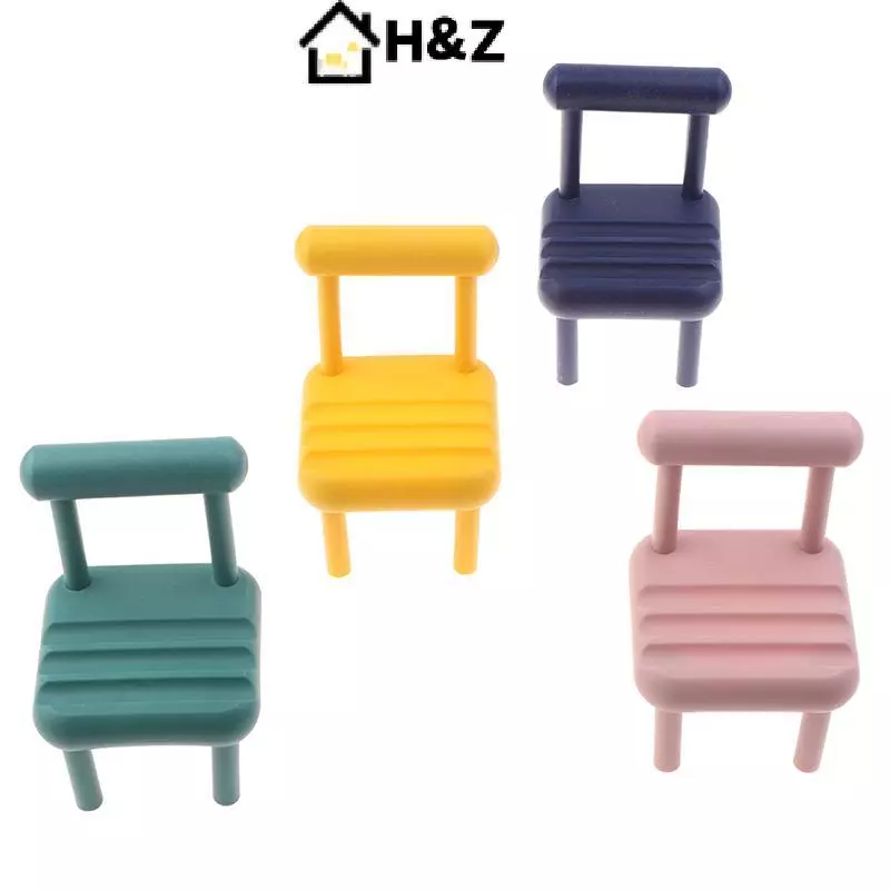 H&Z เก้าอี้พับจิ๋ว 1:12 สำหรับบ้านตุ๊กตา thumbnail 6