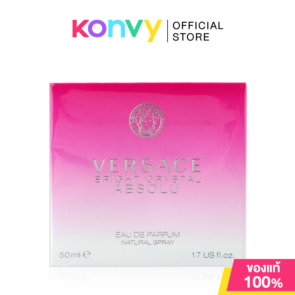 Versace Bright Crystal Absolu EDP น้ำหอมผู้หญิง เวอร์ซาเช่ กลิ่นแนว Floral Fruity อันประกอบไปด้วยกลิ่นโน๊ตนานาชนิด.