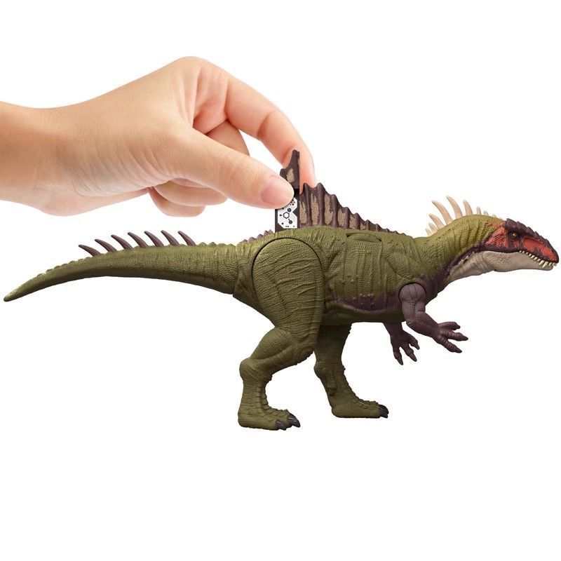 Mattel Jurassic World ภาพยนตร์เสียง Piccolo Spinosaurus รุ่นไดโนเสาร์กินเนื้อของเล่นเด็ก HXF52