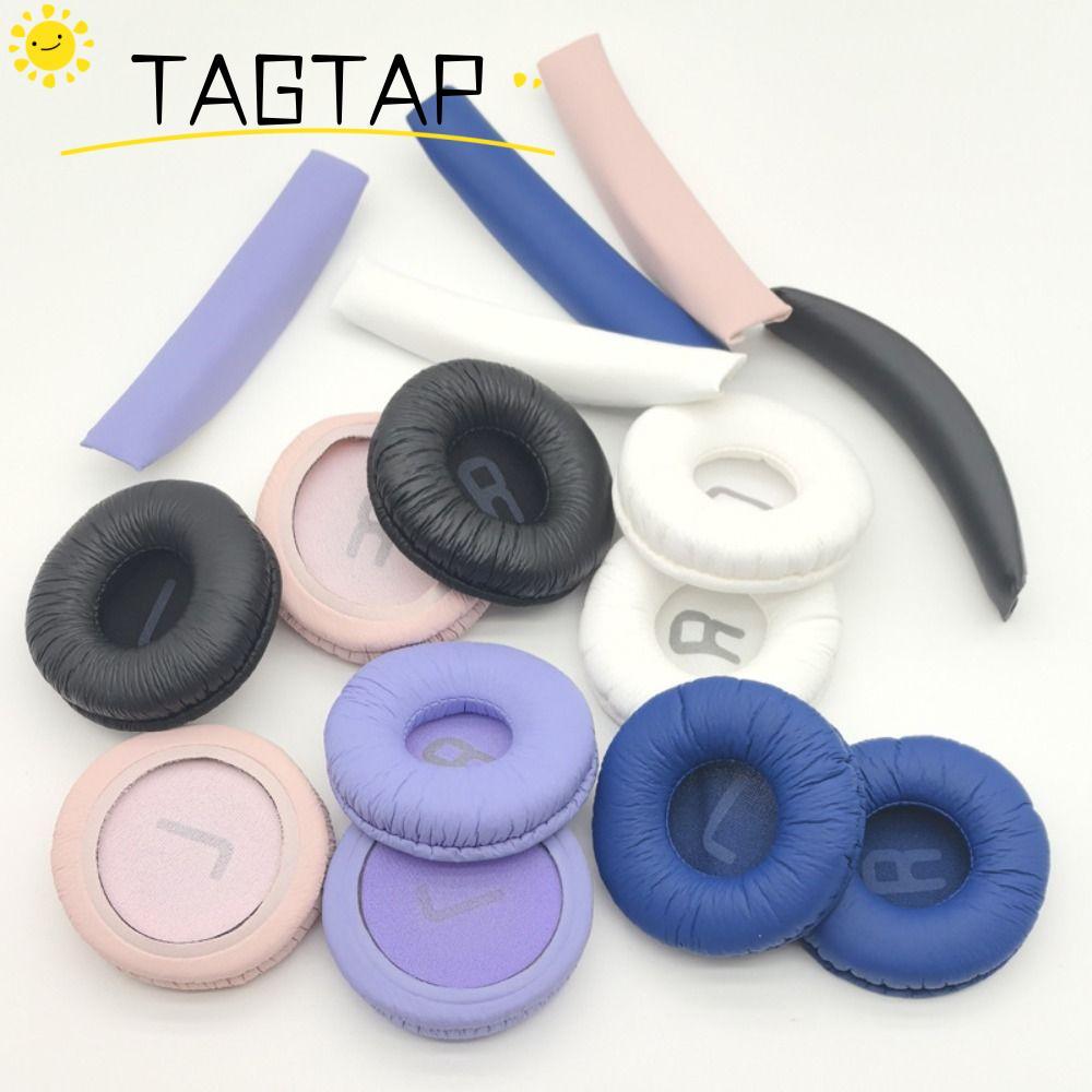 TAPTAP แผ่นรองหูฟัง,โฟมเปลี่ยนชุดหูฟังแผ่นรองหูฟัง,ทนทานนุ่มสบายแถบคาดศีรษะสําหรับ T520BT T510BT T50