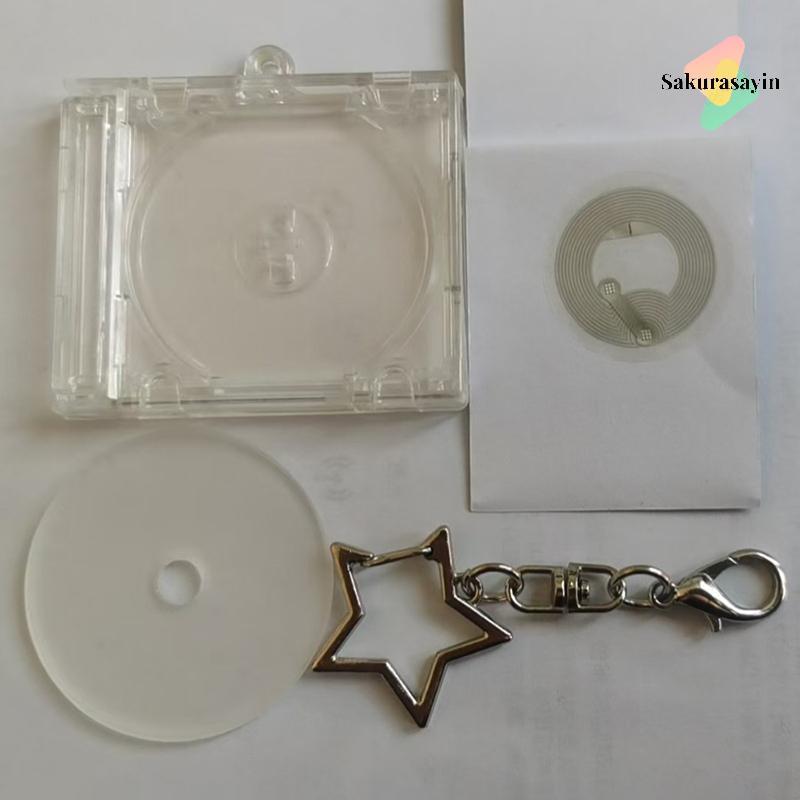 พวงกุญแจ Sakurasayin Mini NFC CD Case พร้อมสร้อยคอ DIY ใหม่