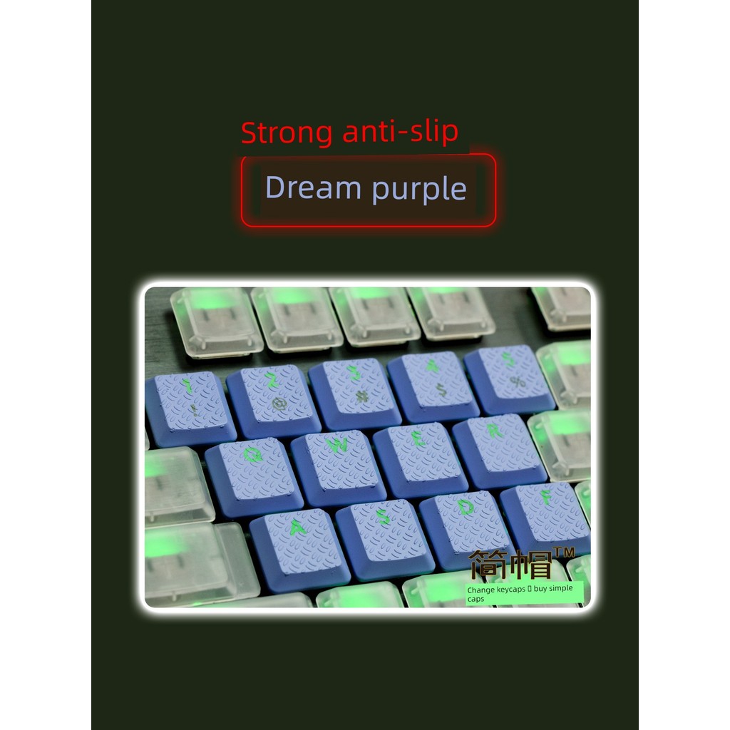 keycap sa keycap ยี่ห้อใหม่ G913 Keycap TKLG915 เดี่ยวโปร่งใสสีแดงสีม่วงสีขาวสีดําคีย์บอร์ด Low Keyc
