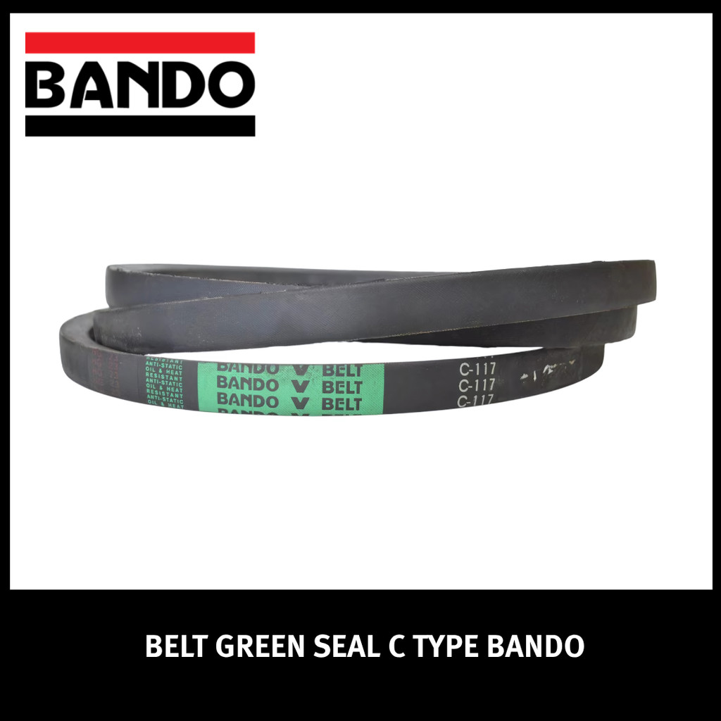 VANBELT FANBELT VBELT BELT C106 BANDO BELT GREEN SEAL C TYPE BELT GREEN SEAL C TYPE C-106 FAN BELT