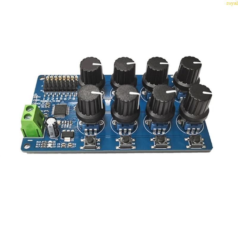 (ส่วนลดสูง)oyalking.th MultiFunction 8Way Servo Control Board สําหรับโปรเจคเตอร์วิศวกรรม