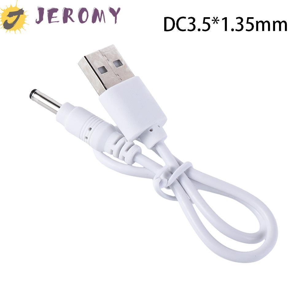JEROMY USB To Dc 3.5 มม.สาย USB DC 3.5*1.35 มม.Usb To Dc 3.5 มม.อะแดปเตอร์USBสายเคเบิลวงกลมอะแดปเตอร