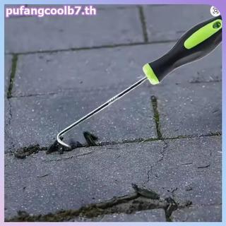 PUCOOL ตะขอสวนรูปตัว U เหล็กกําจัดวัชพืชและเครื่องมือก่อสร้างสําหรับงานหนักสําหรับการดูแลสนามหญ้าและการเพาะปลูกดินที่แม่นยํา