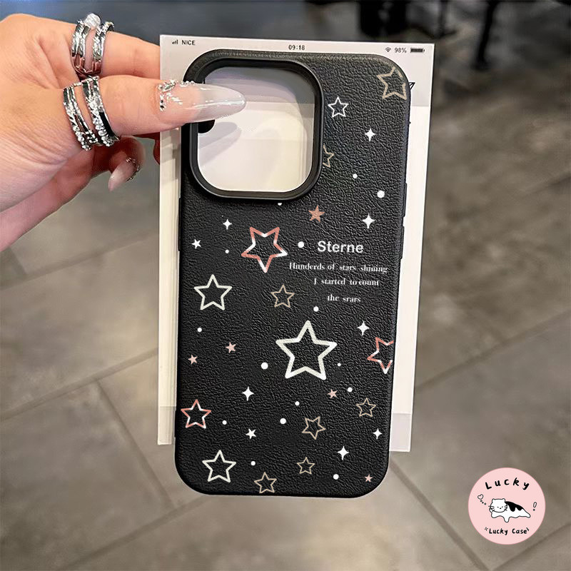 เคสหนังสัมผัสสบาย ลายดาว คู่รัก Samsung A07 A15 A16 S23 S24 S25 Ultra S24FE A06 A34 A36 A35 A17 A26 A53 A56 A54 A55 A05S