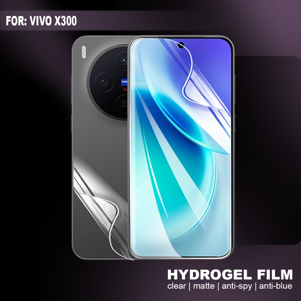 DW DW DW DW| Anti-Scratch Vivo X300 Hydrogel Film Screen Protector Clear Anti-Glare Anti-Spy Anti-Bl