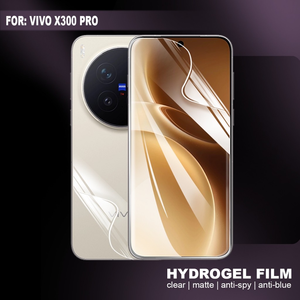 DW DW DW DW| Anti-Scratch Vivo X300 Pro Hydrogel Film Screen Protector Clear Anti-Glare Anti-Spy Ant