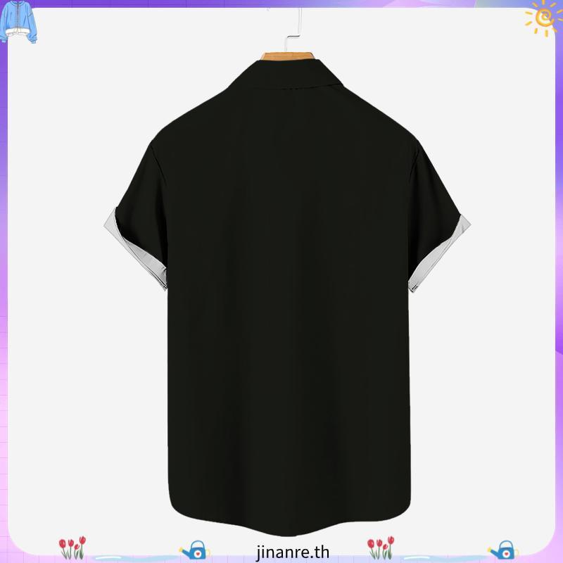 เสื้อเชิ๊ตฮาวาย Monkey King แบบPremium กระดุมกะลา มีกระเป๋า เน้นต่อลายเนียน