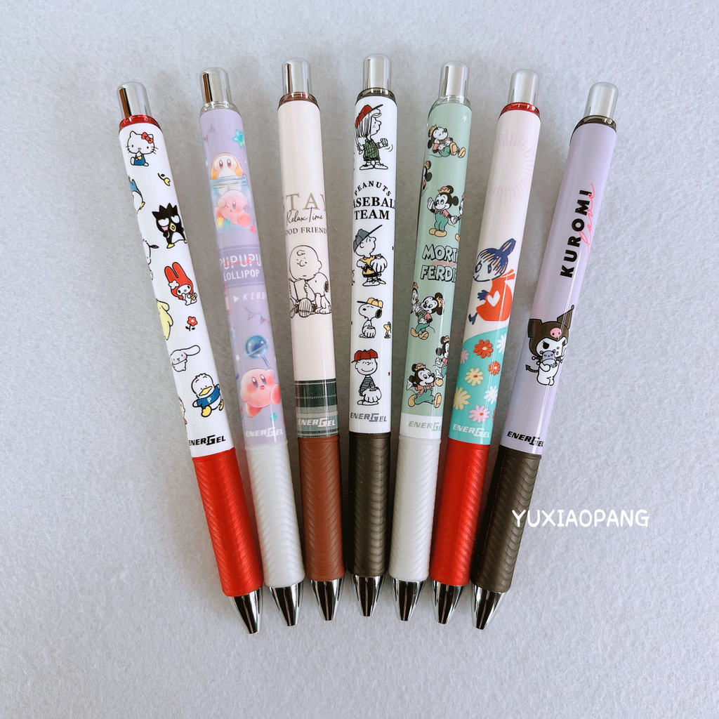 Sanrio Snoopy Moomin Disney Star Kirby Limited Japan kamio Paton energel Gel Pen