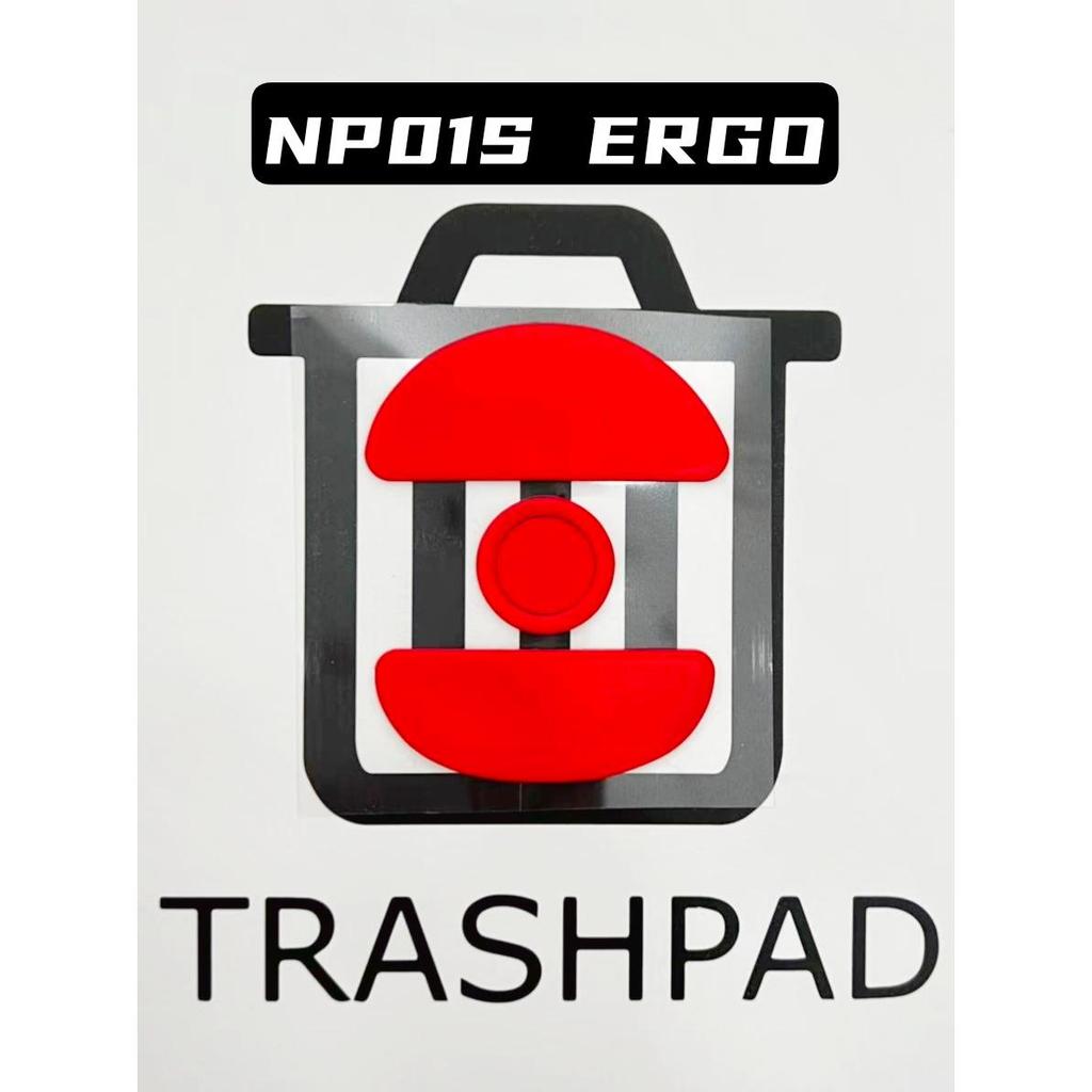 VAXEE NP01S ERGO เมาส์สติกเกอร์เท้าสีแดงควบคุมน้ําแข็งบอร์ดเทฟลอน