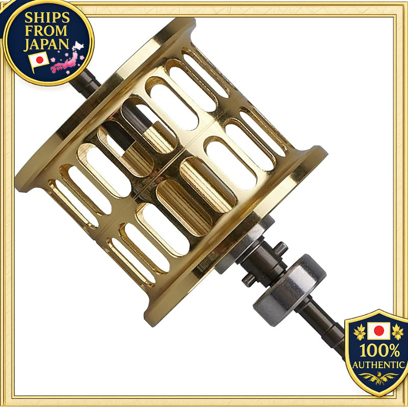 DAIWA HEIGHTEN PR100 PT100 Bait Reel Replacement Spool with Bearings - Black, Purple, Gold