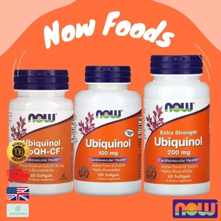 พร้อมส่ง NOW Foods Ubiquinol 50 mg 100 mg 200 mg CoQ10 โคคิวเทน