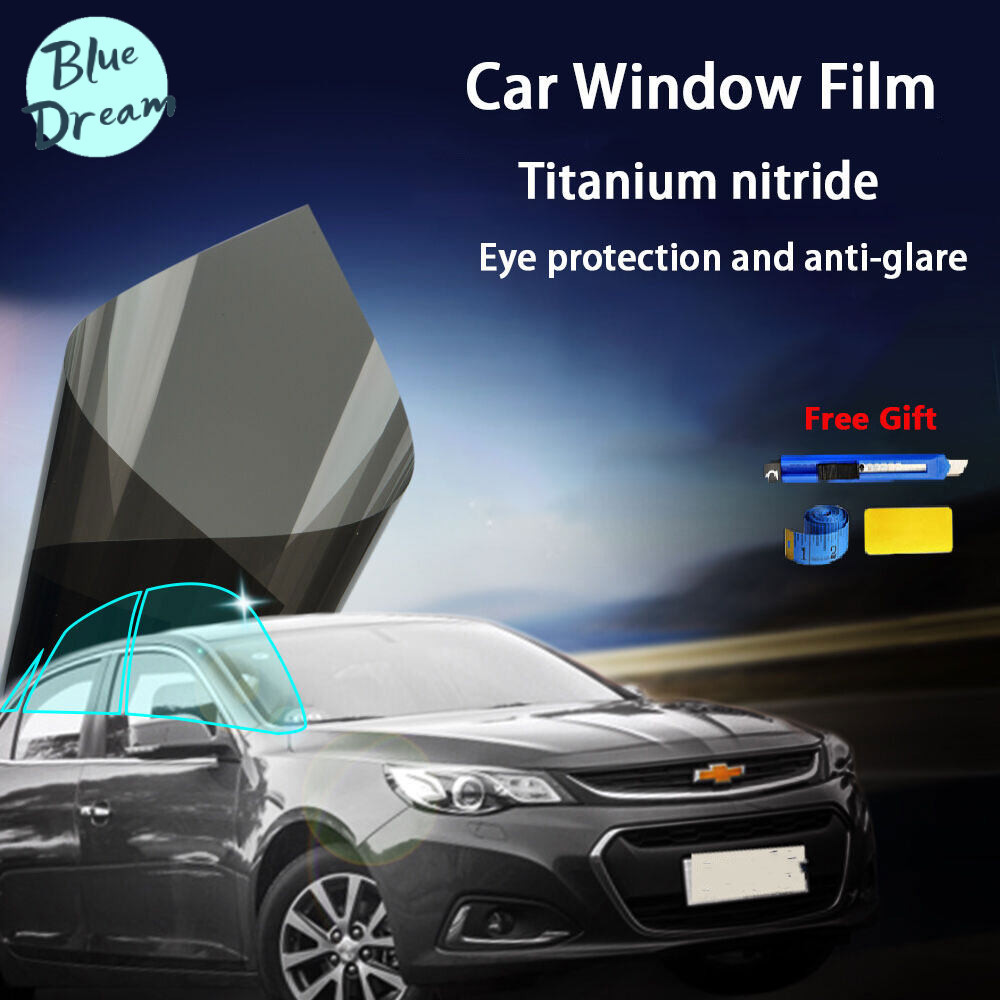 【ราคาต่อ 2 เมตร】5/15/35/50% VLT รถฟิล์มสติกเกอร์กระจก Sun Shade ฟิล์มสำหรับรถ UV Protector auto Home