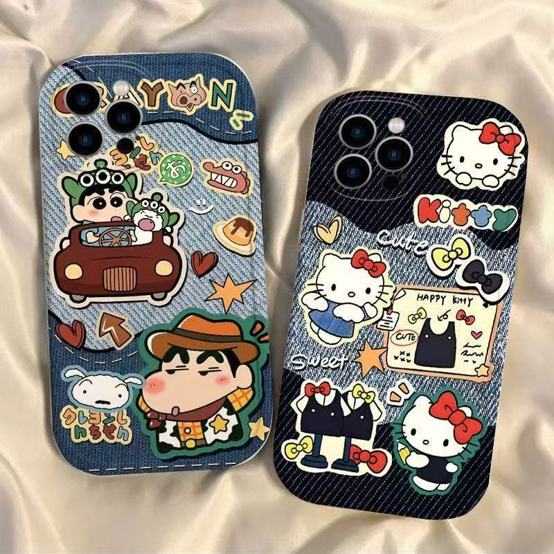 เคส honor x9b 5g เคส honor x9c Denim Crayon Shin-Chan เหมาะสําหรับ Honor 300 เคสโทรศัพท์ 9/60/70/80/