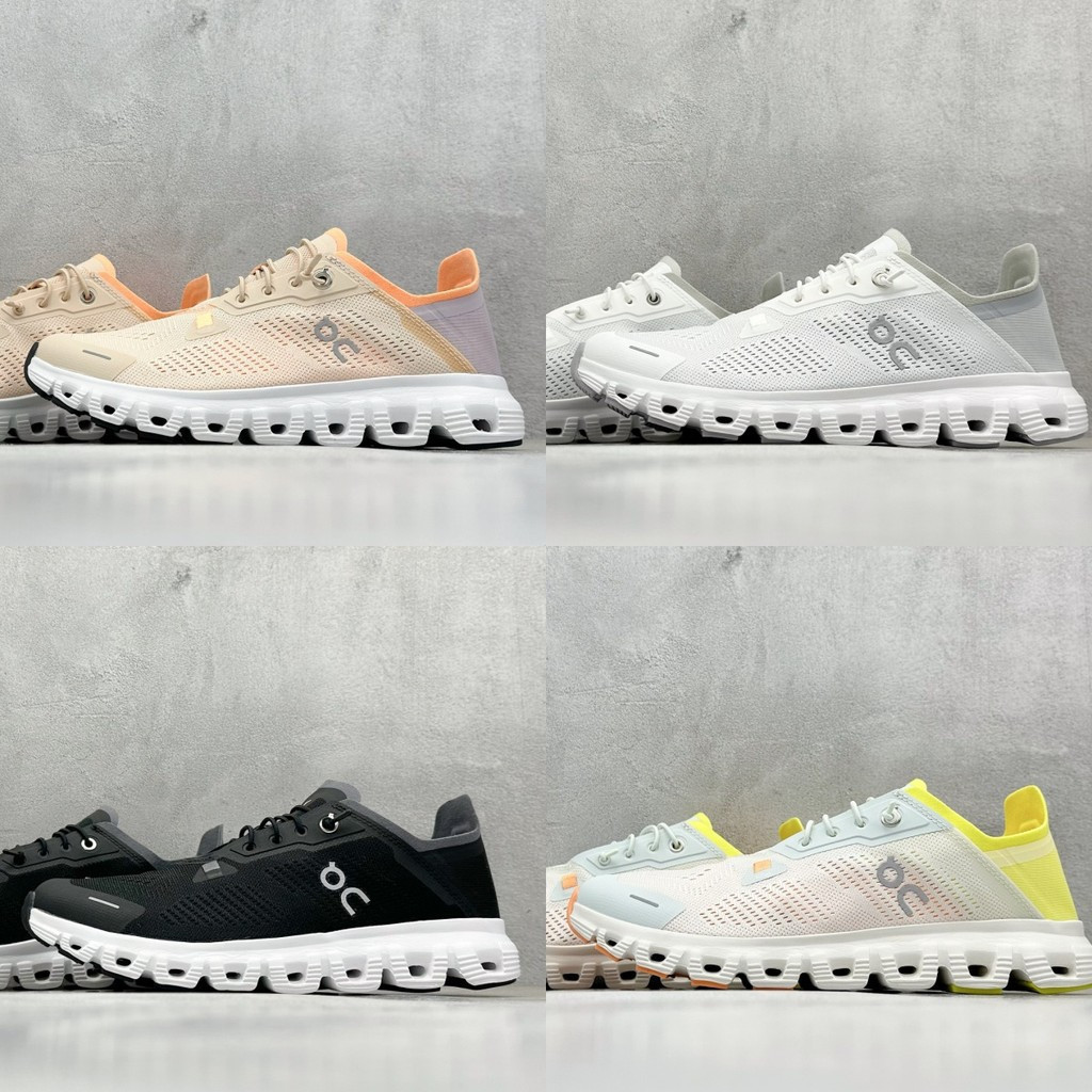 On Running On Cloud 6 Coast รองเท้าสําหรับทั้งชายและหญิงมีคุณสมบัติน้ําหนักเบาและตาข่ายระบายอากาศ GH
