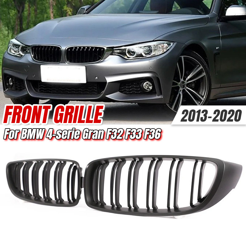 สําหรับกันชนรถจักรยานยนต์ Zwart คาร์บอนไฟเบอร์กระจังหน้าสําหรับ BMW 4 สาย F32 F33 F36 F80 F82 2013-2