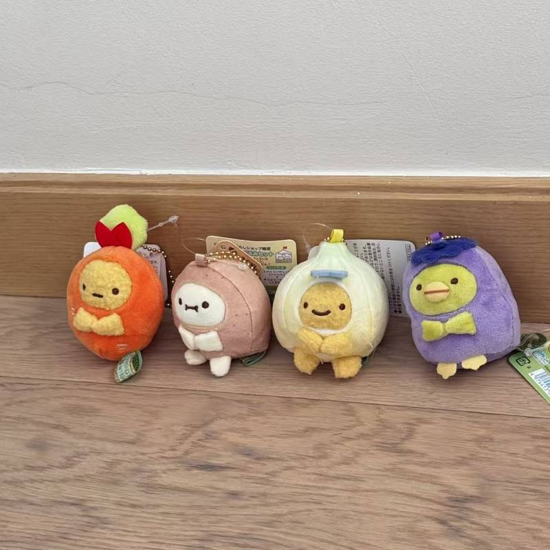 Corner Biological Food Kingdom Series Plush Toy Toy Bag Pendant Decoration Fried Shrimp River Childr
