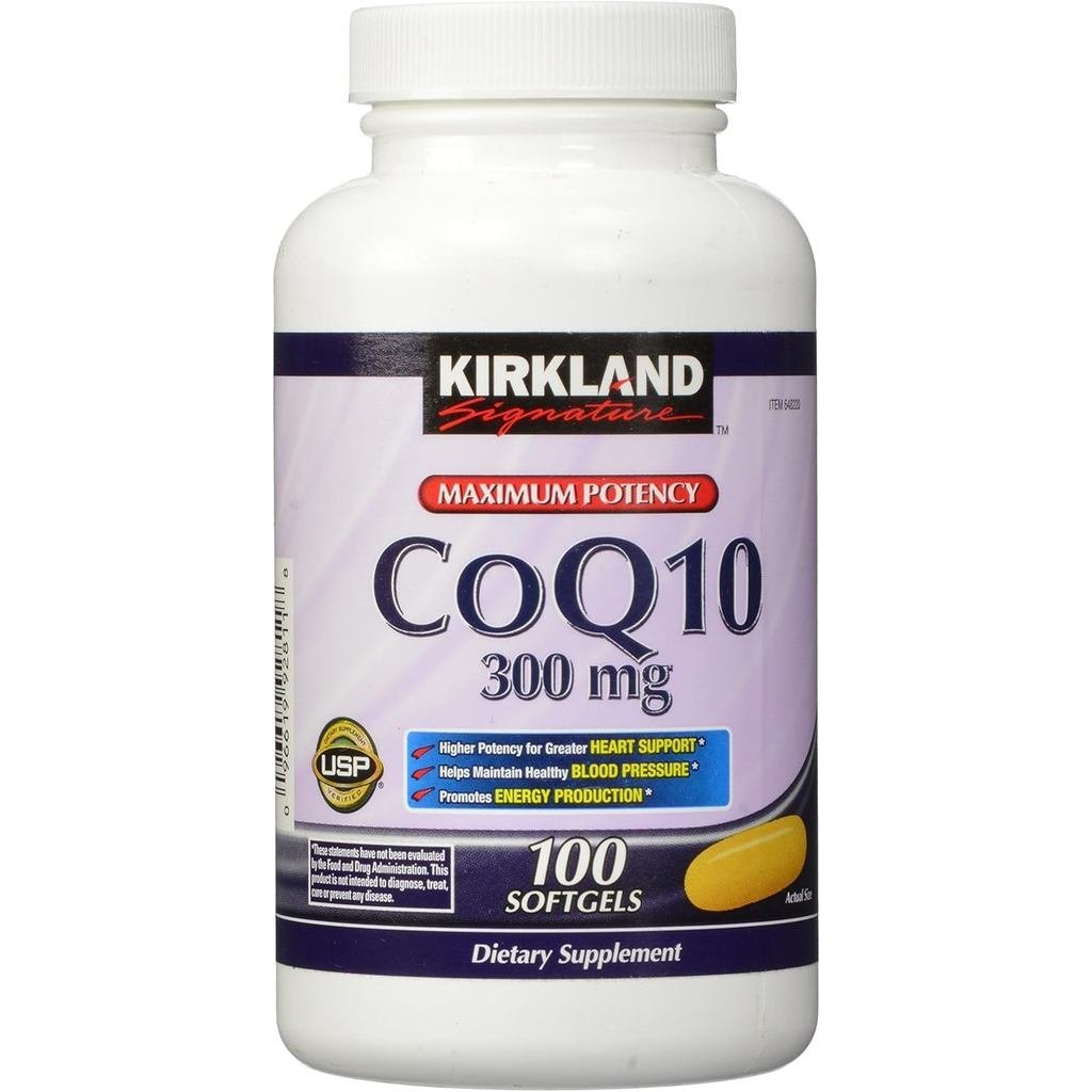 Kirkland Signature COQ10 100 ซอฟท์เจล 300 มก. 6.4 ออนซ์