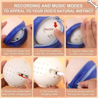 เก็บปลายทาง！หมูกระโดดเด้งดึ๋งเด็ก ชาร์จ USB ร้องเพลง พูดได้ อัดเสียงได้ ตุ๊กตาหมู ของเล่น เด็กฝึกพูด
