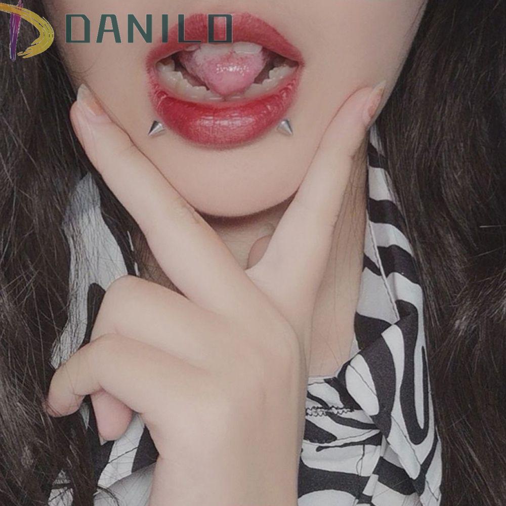 DANILO Ball Nose Ring ไม่มีเจาะสําหรับผู้หญิง Punk Cool สําหรับต่างหูผู้ชายไม่มีเครื่องประดับเจาะ
