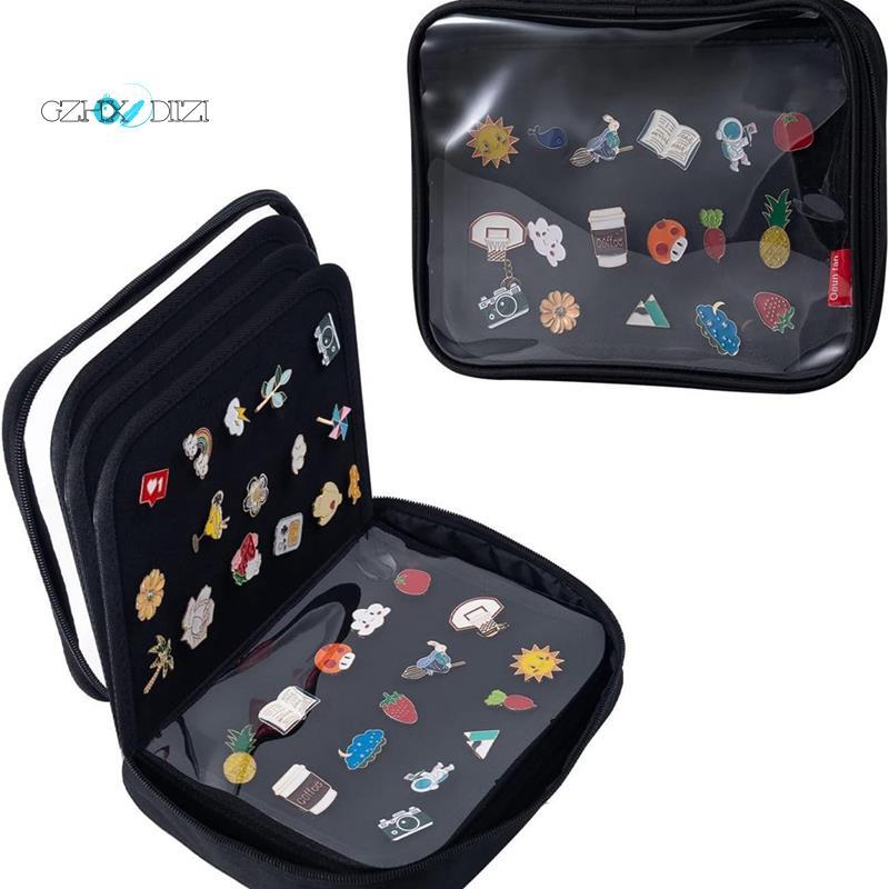 GzhxdiiziEnamel Pin Display Book Pin Trading Book เข็มกลัด Pin Collector Bag Pin Collection Book