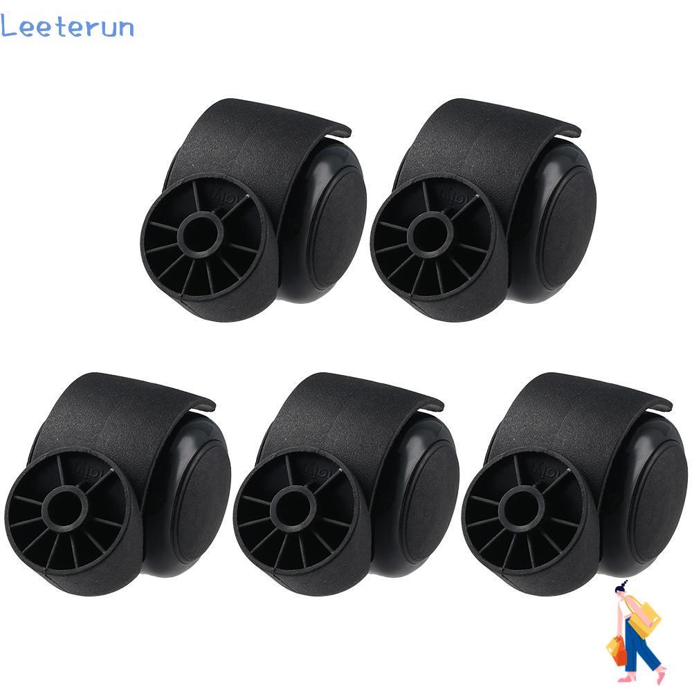 LEETERUN 5PCS ล้อ, Stemless Heavy Duty ล้อเฟอร์นิเจอร์ล้อ,เก้าอี้สํานักงาน 2 นิ้วอุปกรณ์เสริมเฟอร์นิเจอร์เปลี่ยน
