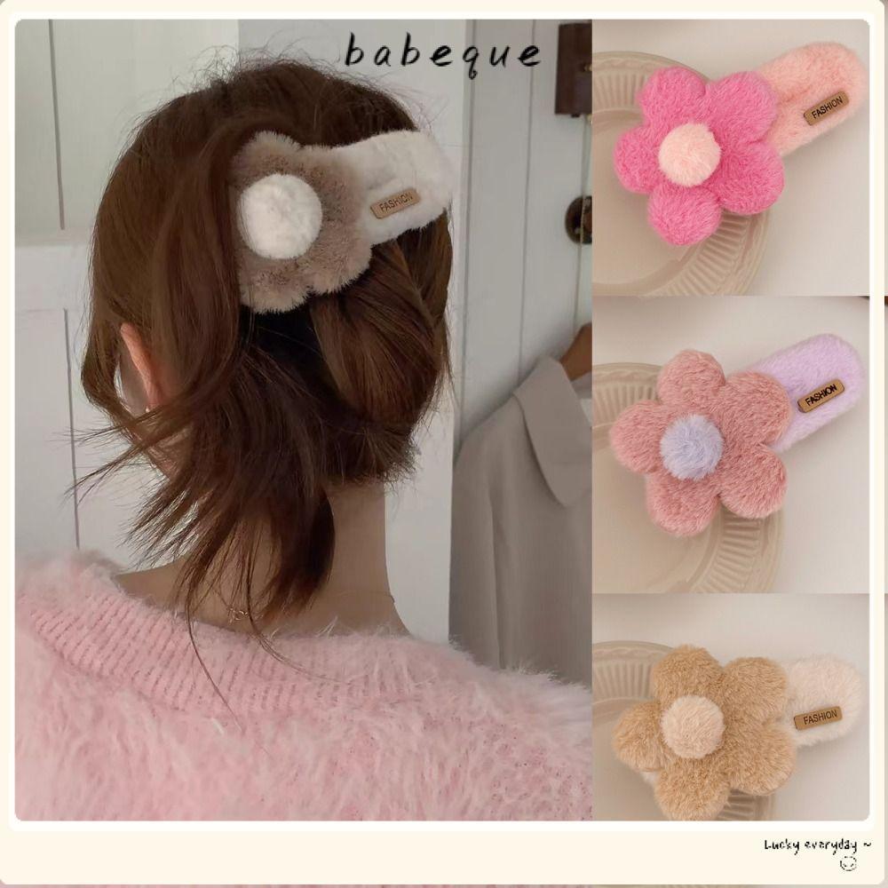 BABEQUE กิ๊บติดผมดอกไม้, ตุ๊กตาน่ารัก Barrettes, แฟชั่น Handmade BB Pins ทรงผมใหญ่ Hairpin ที่คาดผม