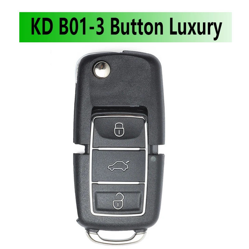 5 ชิ้น/ล็อต KEYDIY KD B01 3 ปุ่ม LUXURY สีดํา KD Remote Car Key สําหรับ KD900/MINI/KD-X2 โปรแกรมเมอร