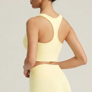 AirActive Yoga Sports Bra Racer Back Wide Shoulder Straps