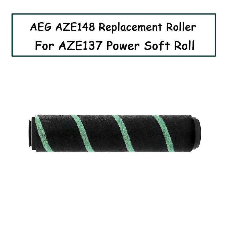 AZE148 Soft Roller เปลี่ยนเหมาะกับ AEG AZE137 หัวฉีดสีดําเหมาะสําหรับ QX6 QX7 QX8.2 QX9 เครื่องดูดฝุ