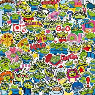 ❉ Funny Alien Emoji Stickers ❉ 80Pcs/Set Fashion DIY Decals Doodle Stickers