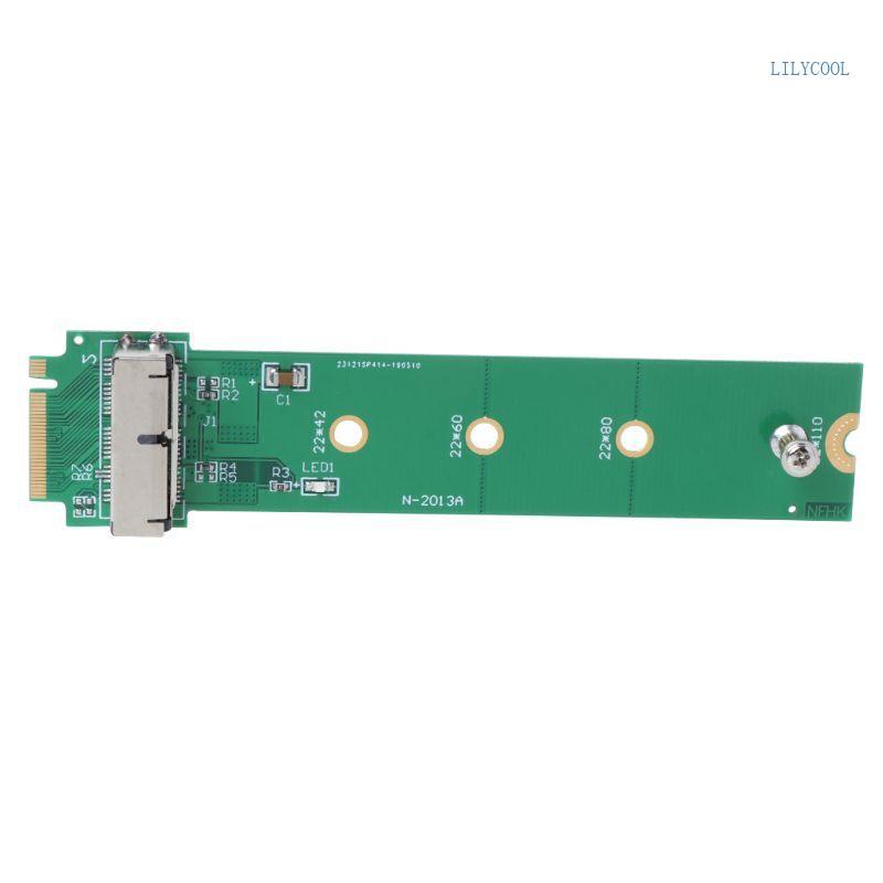 CH 12 + 12 "6 Pins NGFF สําหรับ M 2 M-Key SSD แปลงอะแดปเตอร์ชุดสําหรับ Air 2013 2014