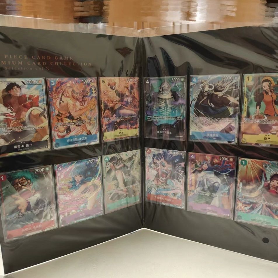 Bandai หนังสือการ์ดเวอร์ชั่นภาษาจีนตัวย่อ คอลเลกชันการ์ดดีลักซ์ ระเบิดที่สาม One Piece Luffy Etc Oda Ryuma