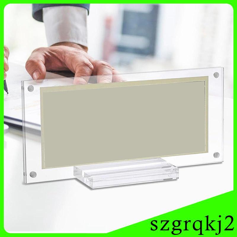 [Szgrqkj2] อะคริลิค Dollar Bill Display Frame Premium Durability Display Holder